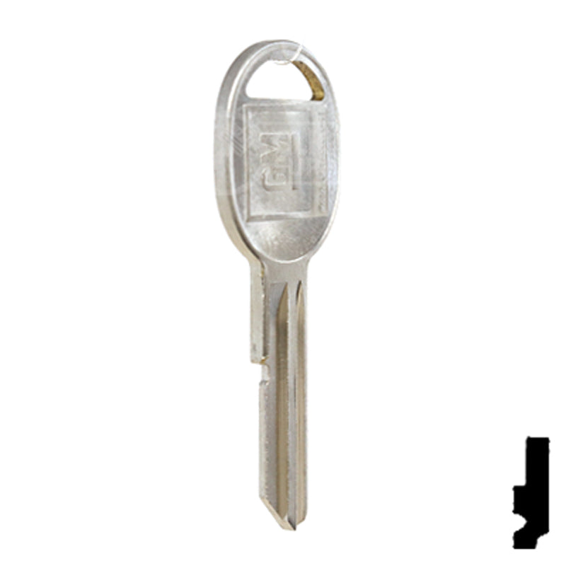 Uncut Key Blank | GM | B45, S1098H Automotive Key Strattec