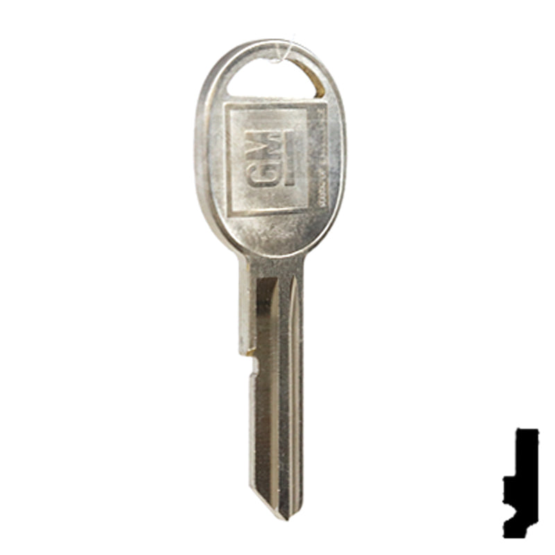 Uncut Key Blank | GM | B45, S1098H Automotive Key Strattec