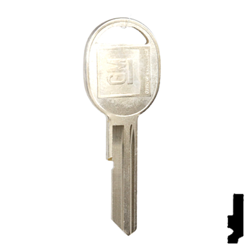Uncut Key Blank | GM | B45, S1098H Automotive Key Strattec