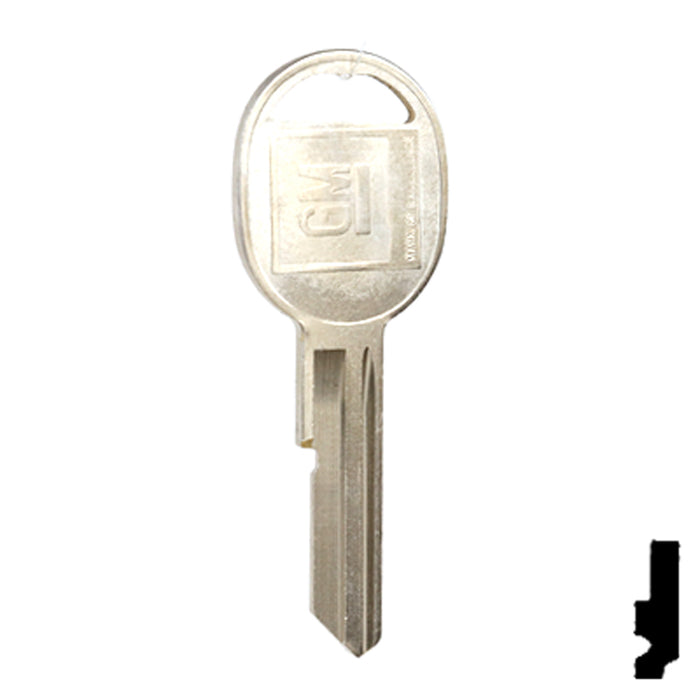 Uncut Key Blank | GM | B45, S1098H Automotive Key Strattec