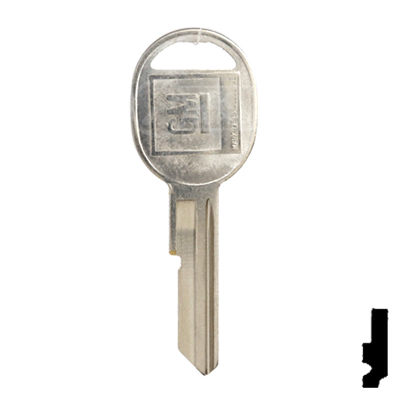 Uncut Key Blank | GM | B45, S1098H Automotive Key Strattec