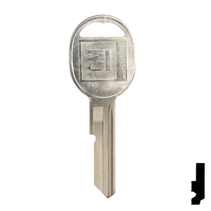 Uncut Key Blank | GM | B45, S1098H Automotive Key Strattec