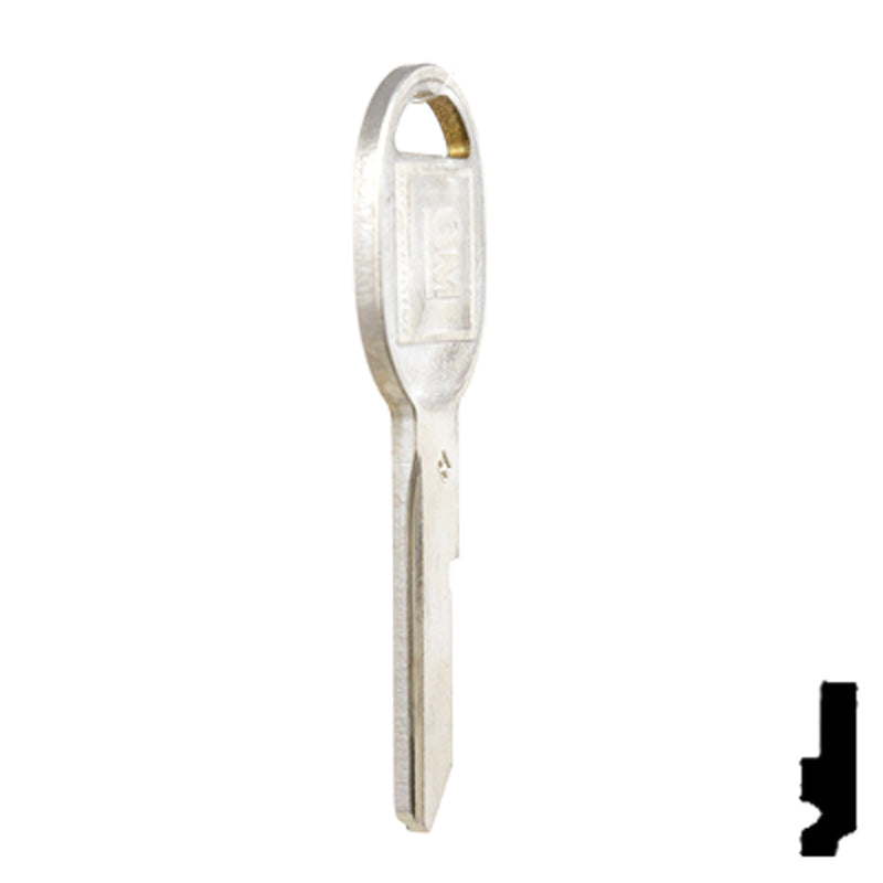 Uncut Key Blank | GM | B45, S1098H Automotive Key Strattec