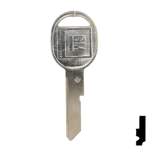 Uncut Key Blank | GM | B45, S1098H