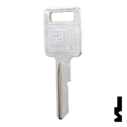 Uncut key Blank | GM | B48, P1098A Automotive Key Strattec