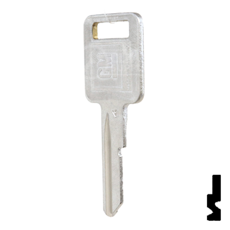 Uncut key Blank | GM | B48, P1098A Automotive Key Strattec