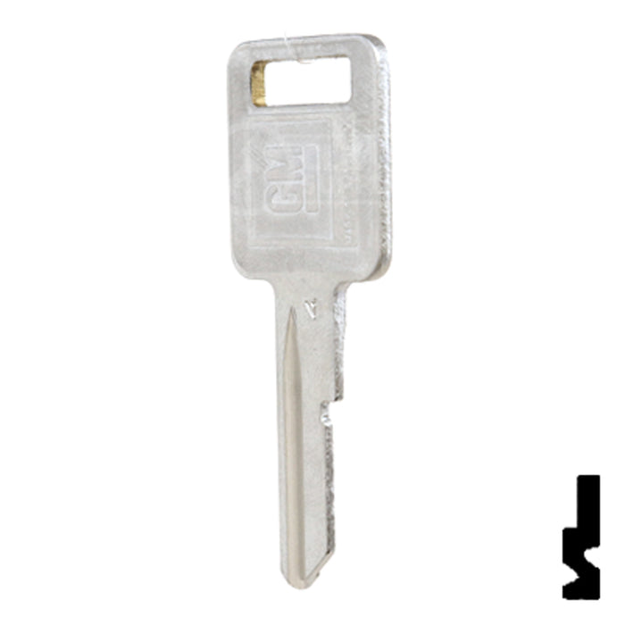 Uncut key Blank | GM | B48, P1098A Automotive Key Strattec