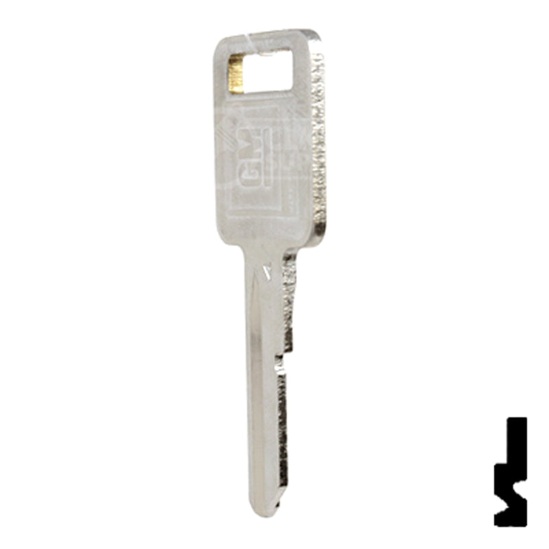 Uncut key Blank | GM | B48, P1098A Automotive Key Strattec