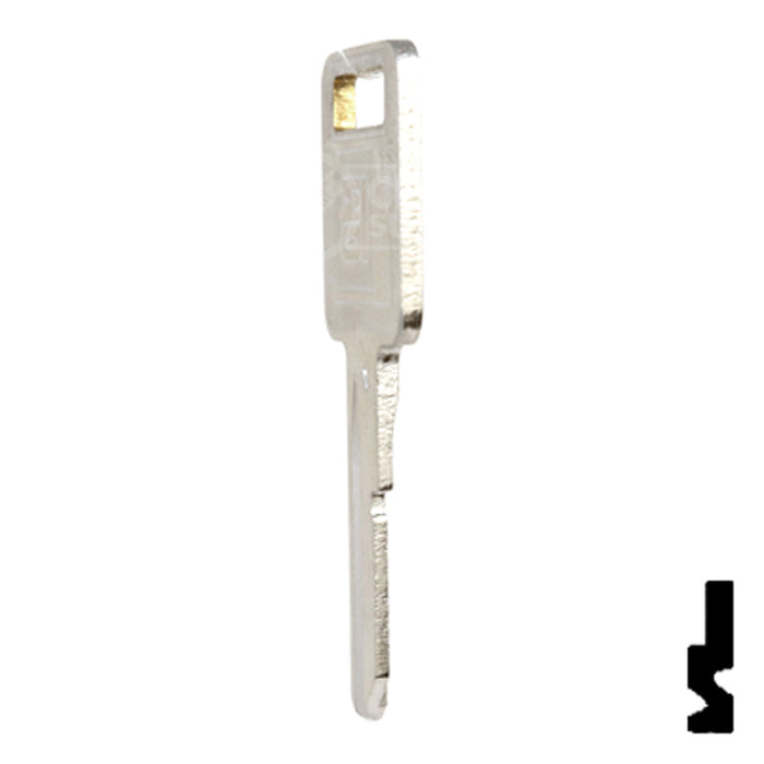 Uncut key Blank | GM | B48, P1098A Automotive Key Strattec