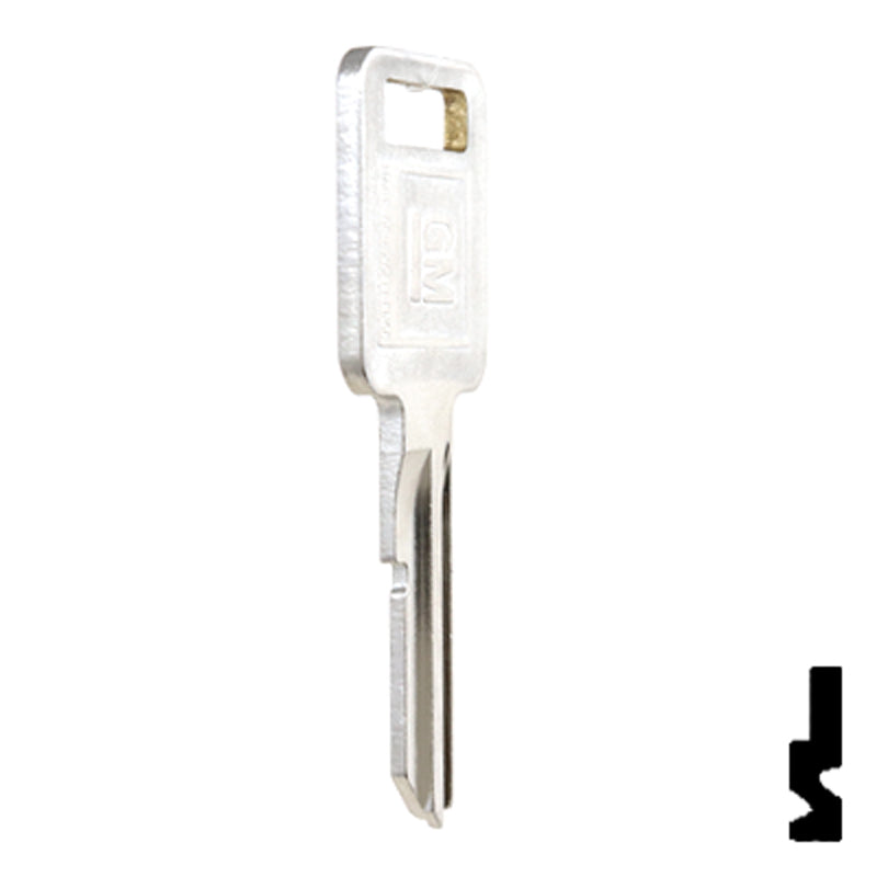 Uncut key Blank | GM | B48, P1098A Automotive Key Strattec