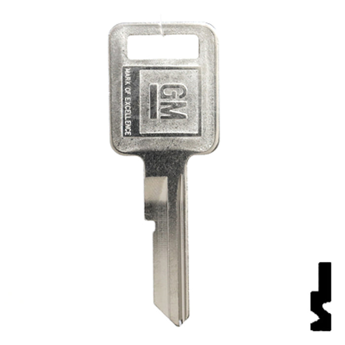 Uncut key Blank | GM | B48, P1098A Automotive Key Strattec