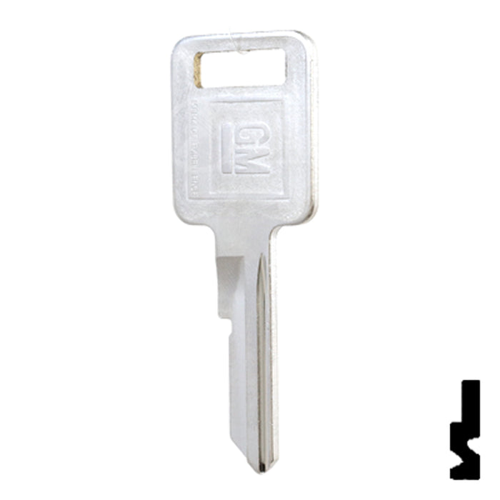 Uncut key Blank | GM | B48, P1098A Automotive Key Strattec