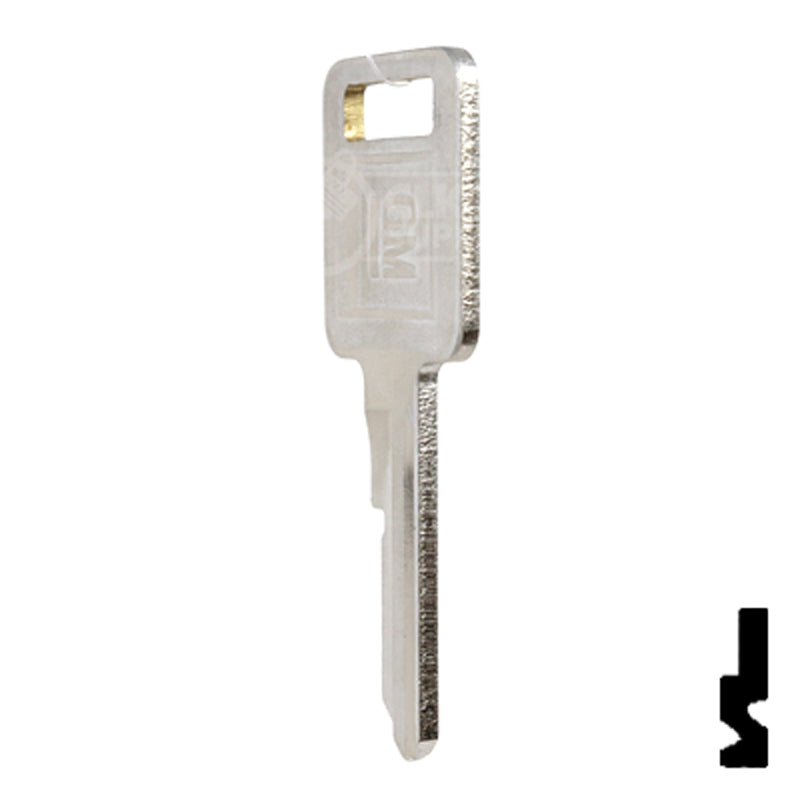 Uncut key Blank | GM | B48, P1098A Automotive Key Strattec