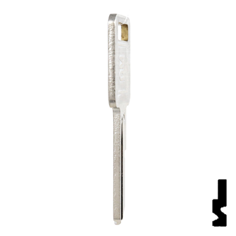 Uncut key Blank | GM | B48, P1098A Automotive Key Strattec