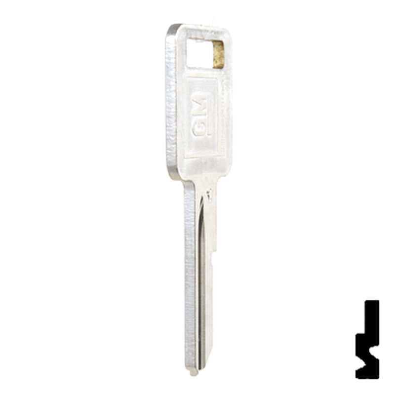 Uncut key Blank | GM | B48, P1098A Automotive Key Strattec