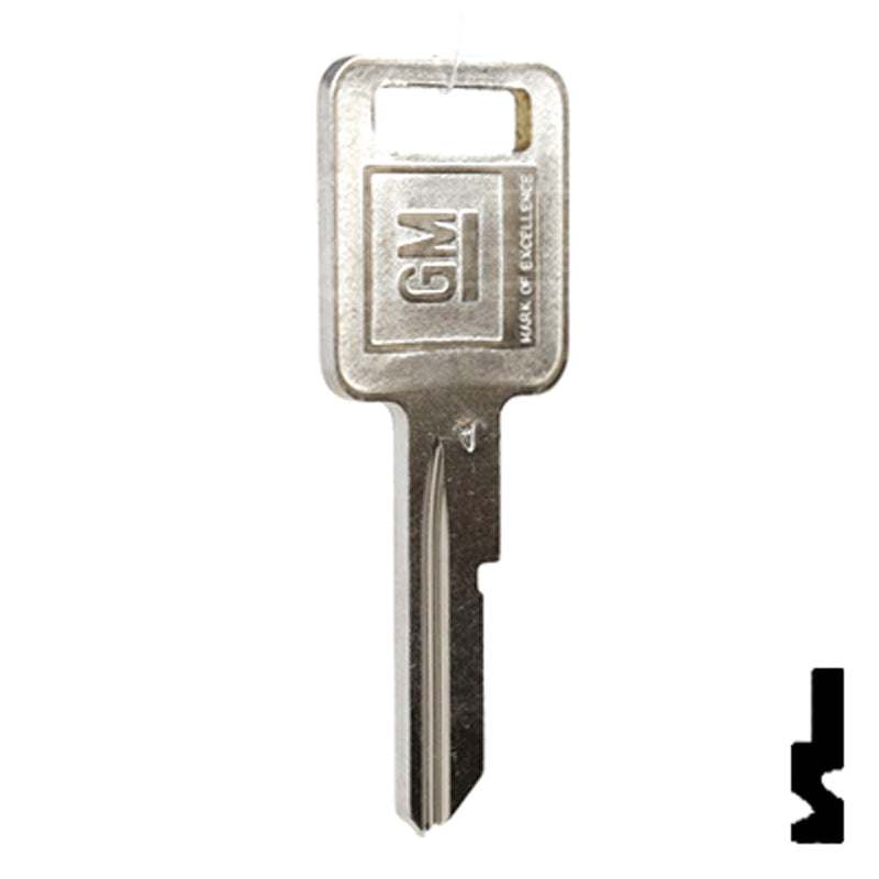 Uncut key Blank | GM | B48, P1098A Automotive Key Strattec