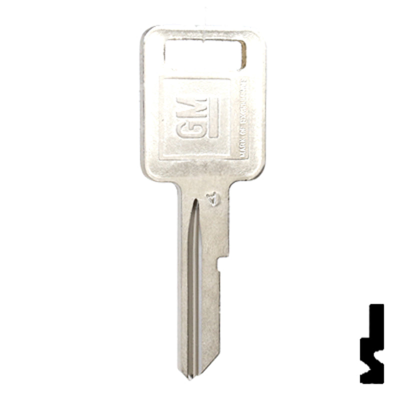 Uncut key Blank | GM | B48, P1098A Automotive Key Strattec