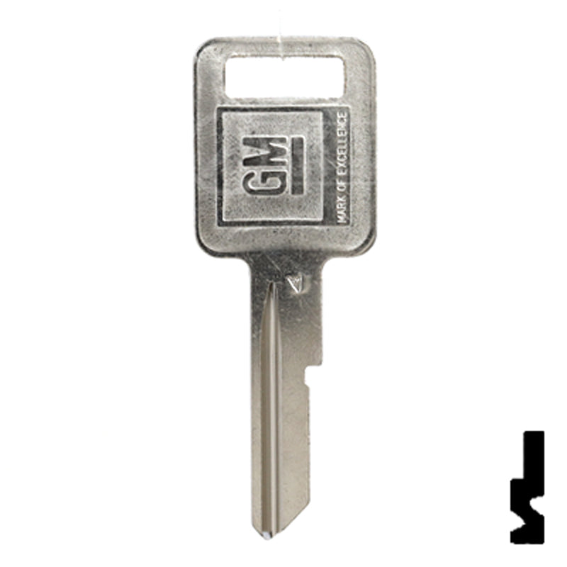 Uncut key Blank | GM | B48, P1098A Automotive Key Strattec
