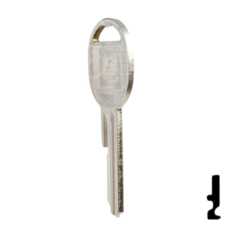 Uncut Key Blank | GM | B49, S10988 Automotive Key Strattec