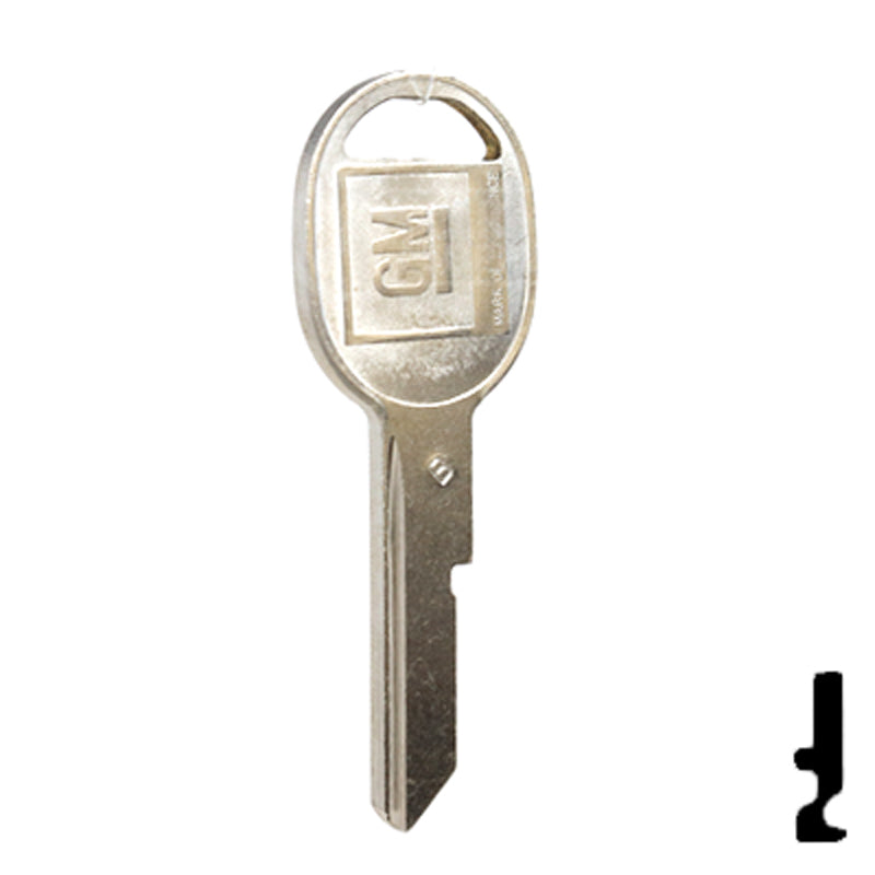 Uncut Key Blank | GM | B49, S10988 Automotive Key Strattec