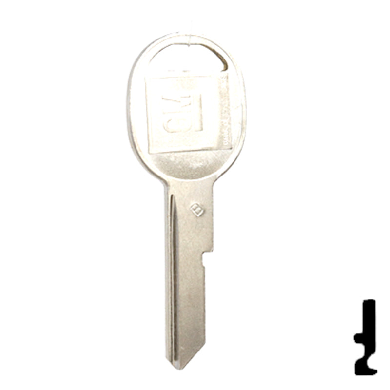 Uncut Key Blank | GM | B49, S10988 Automotive Key Strattec