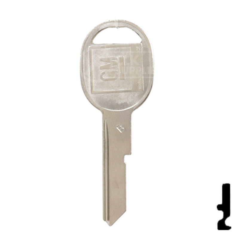 Uncut Key Blank | GM | B49, S10988 Automotive Key Strattec