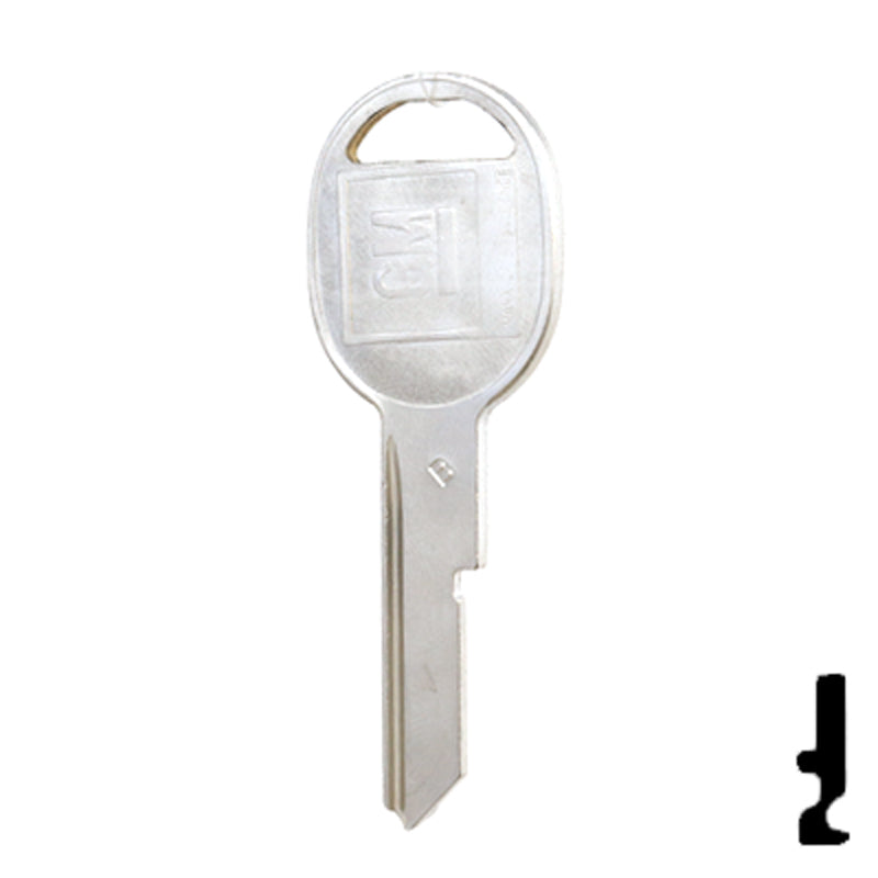 Uncut Key Blank | GM | B49, S10988 Automotive Key Strattec