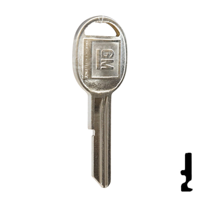 Uncut Key Blank | GM | B49, S10988 Automotive Key Strattec