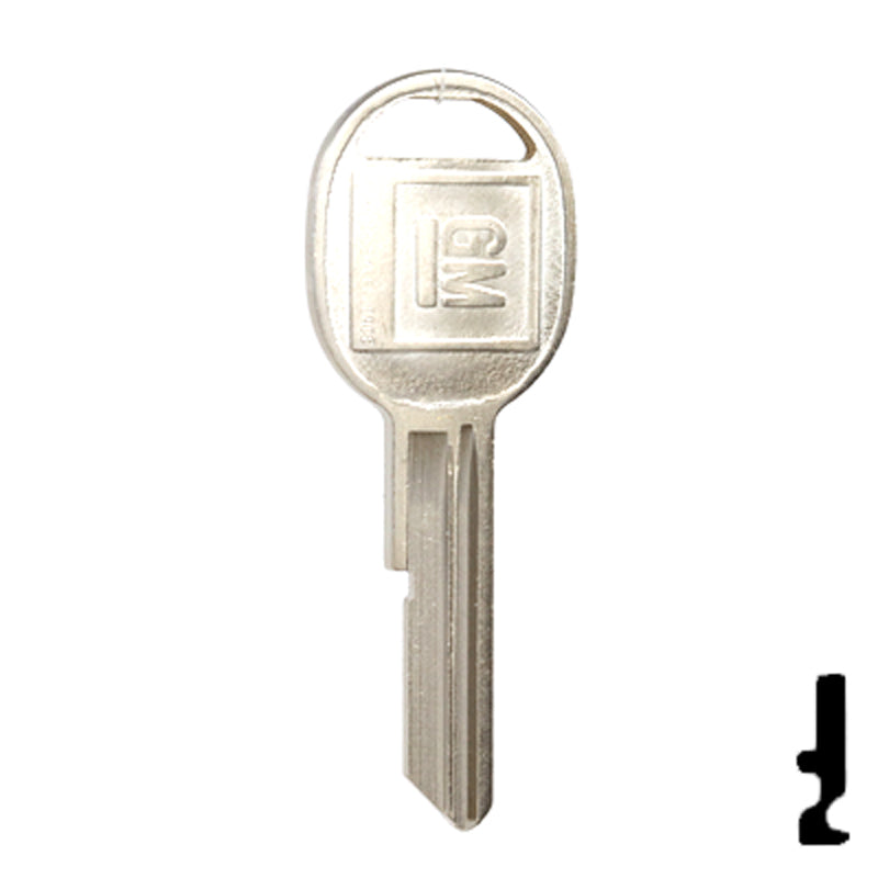 Uncut Key Blank | GM | B49, S10988 Automotive Key Strattec