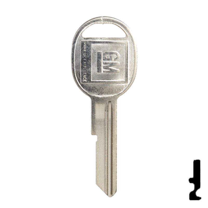 Uncut Key Blank | GM | B49, S10988 Automotive Key Strattec