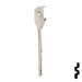 Uncut Key Blank | GM, Geo | B72-NP, X192 Automotive Key JMA USA