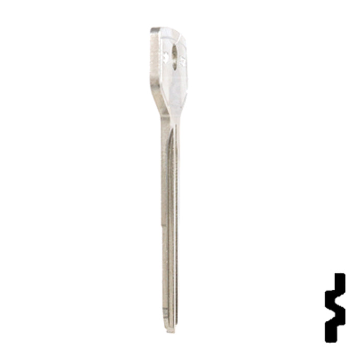 Uncut Key Blank | GM, Geo | B72-NP, X192 Automotive Key JMA USA