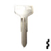 Uncut Key Blank | GM, Geo | B72-NP, X192 Automotive Key JMA USA