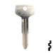 Uncut Key Blank | GM, Geo | B72-NP, X192 Automotive Key JMA USA