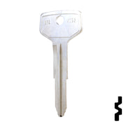 Uncut Key Blank | GM, Geo | B72-NP, X192 Automotive Key JMA USA