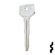Uncut Key Blank | GM, Geo | B72-NP, X192 Automotive Key JMA USA