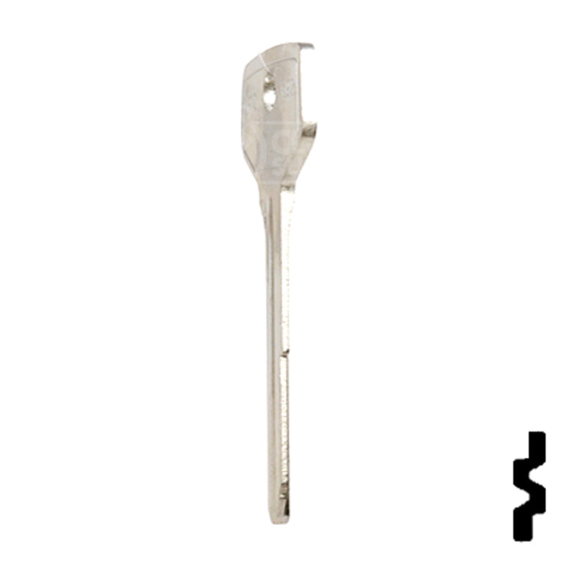 Uncut Key Blank | GM, Geo | B72-NP, X192 Automotive Key JMA USA