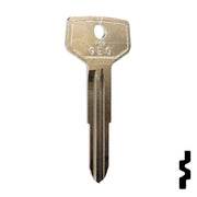 Uncut Key Blank | GM, Geo | B72-NP, X192 Automotive Key JMA USA