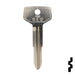 Uncut Key Blank | GM, Geo | B72-NP, X192 Automotive Key JMA USA
