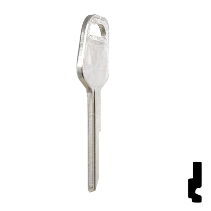Uncut Key Blank | GM | S1098WD Automotive Key Ilco