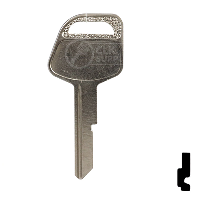 Uncut Key Blank | GM | S1098WD Automotive Key Ilco