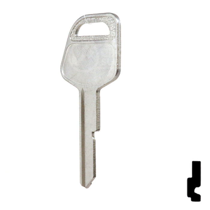 Uncut Key Blank | GM | S1098WD Automotive Key Ilco
