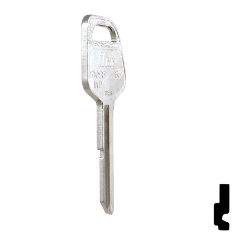 Uncut Key Blank | GM | S1098WD Automotive Key Ilco