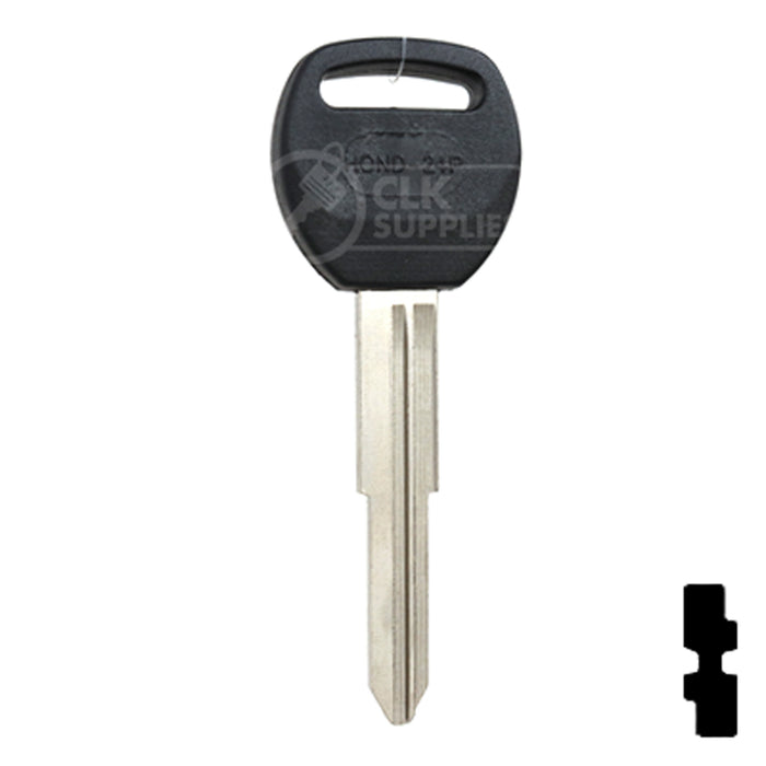 Uncut Key Blank | Honda | HD109PT Automotive Key JMA USA