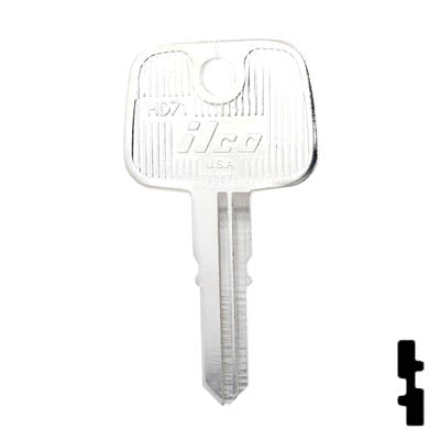 Uncut Key Blank | Honda | HD71 Automotive Key Ilco