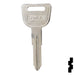 Uncut Key Blank | Honda | HD98-NP, HOND-14 Automotive Key JMA USA