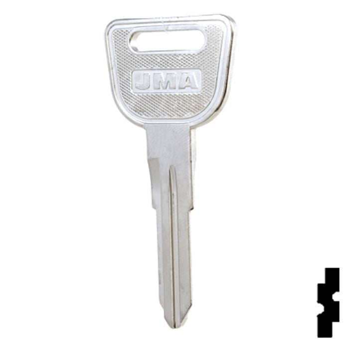 Uncut Key Blank | Honda | HD98-NP, HOND-14 Automotive Key JMA USA