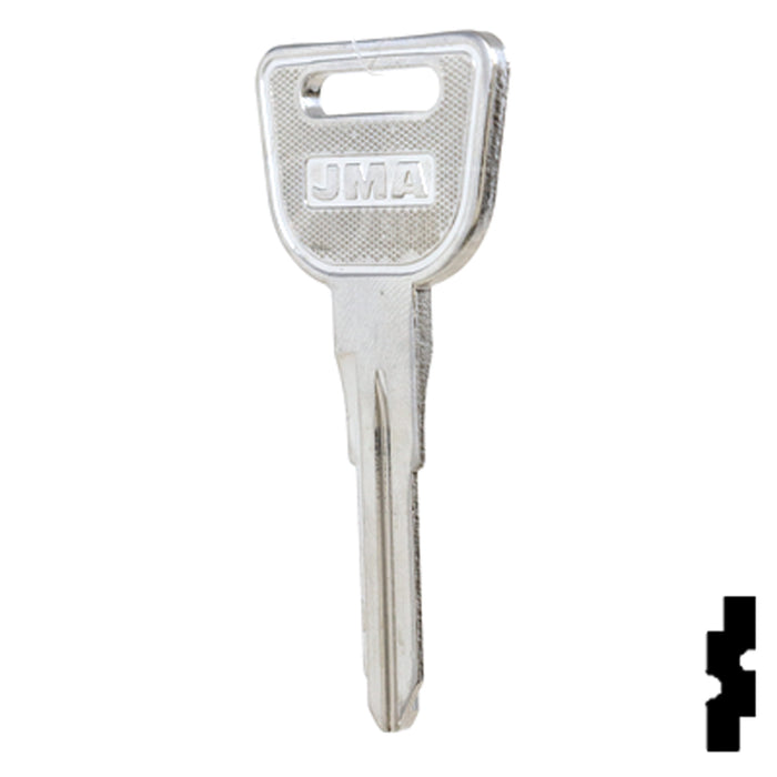 Uncut Key Blank | Honda | HD98-NP, HOND-14 Automotive Key JMA USA