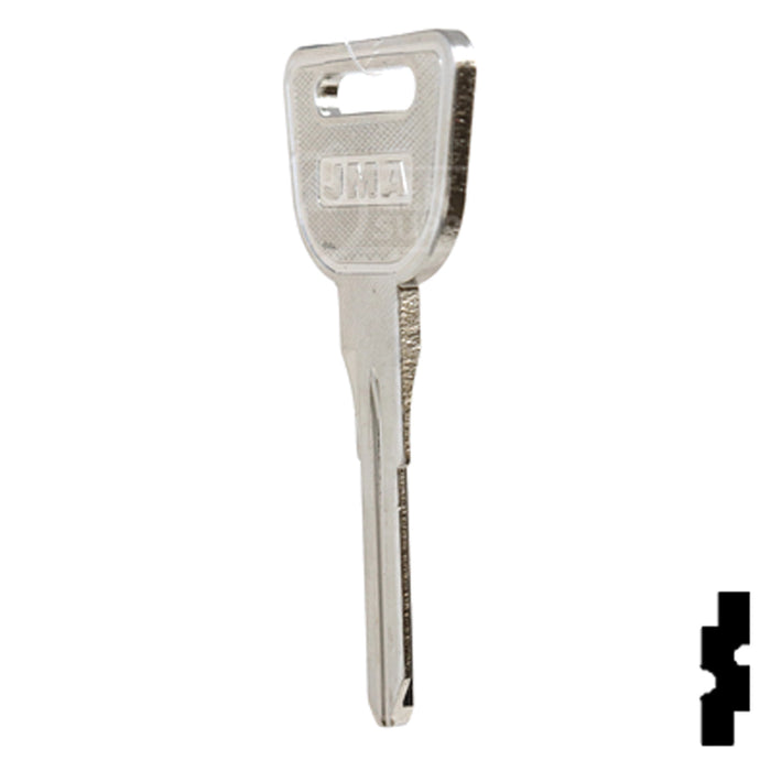 Uncut Key Blank | Honda | HD98-NP, HOND-14 Automotive Key JMA USA