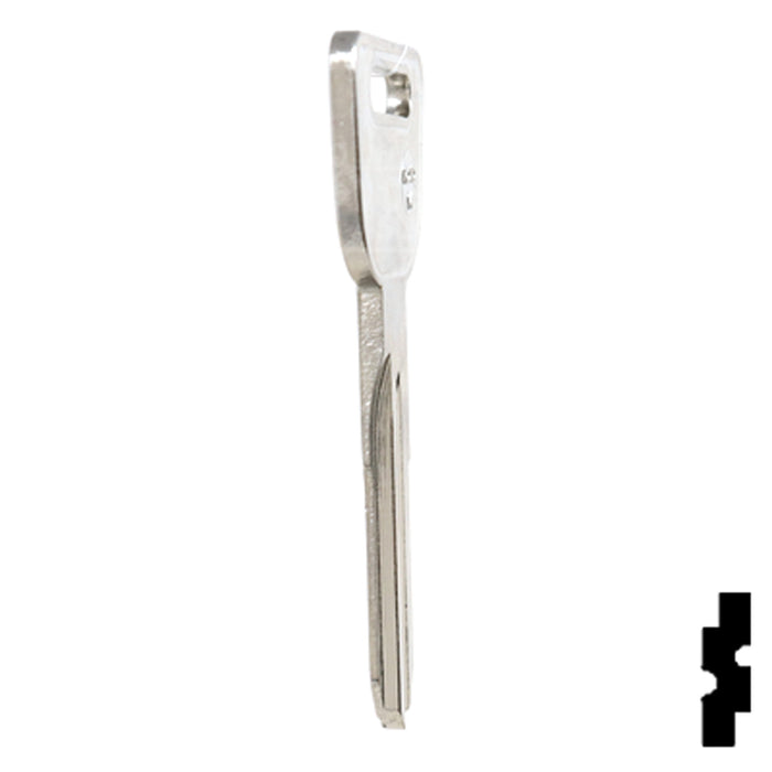 Uncut Key Blank | Honda | HD98-NP, HOND-14 Automotive Key JMA USA